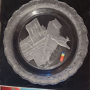 Vintage California Glass Plate